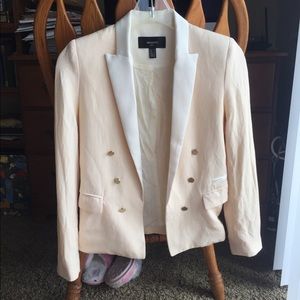 Mango Suit Linen Blazer